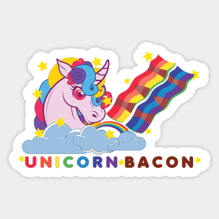 Unicorn Bacon Sticker